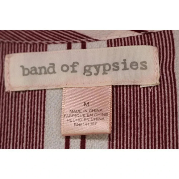 Band of Gypsies Wide Leg Jumpsuit-Size Medium-Ties in Back - Picture 4 of 8